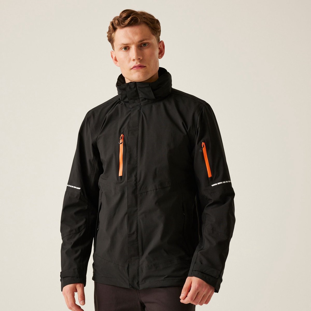 Jas Heren Waterproof Exosphere Zwart