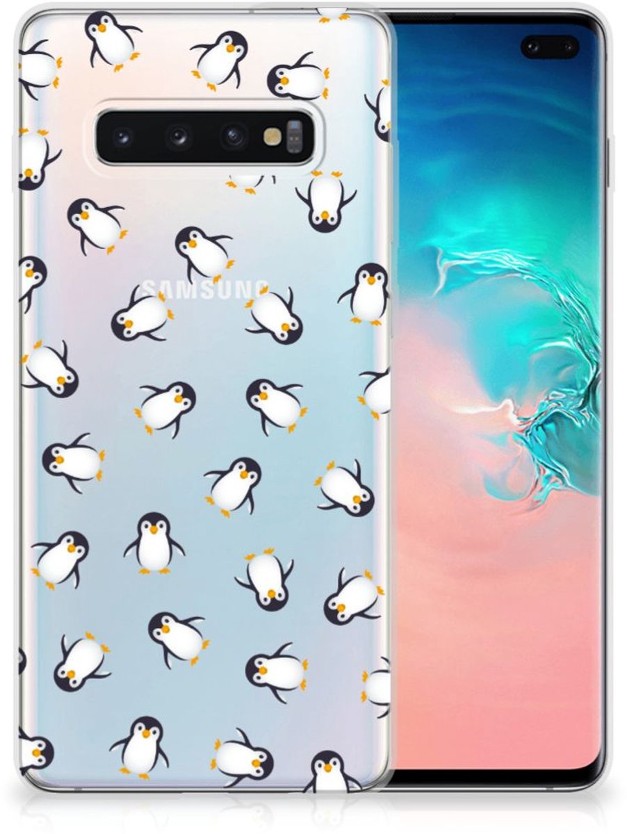 TPU bumper voor Samsung Galaxy S10 Plus Pinguïn