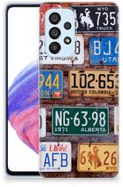 Samsung Galaxy A53 5G Siliconen Hoesje met foto Kentekenplaten