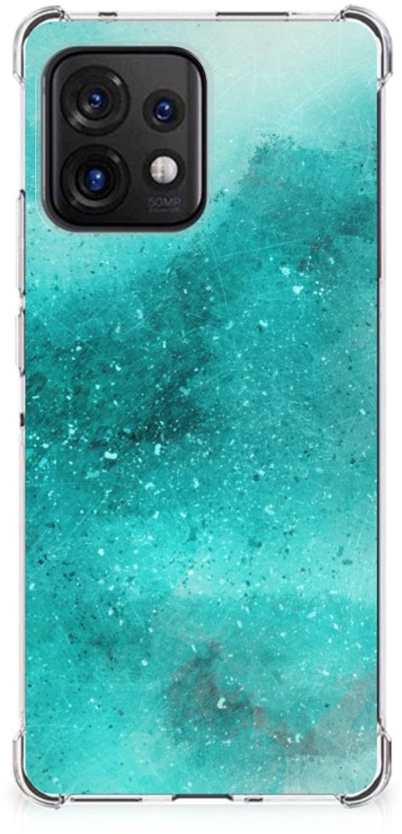 Back Cover Motorola Edge 40 Pro Painting Blue