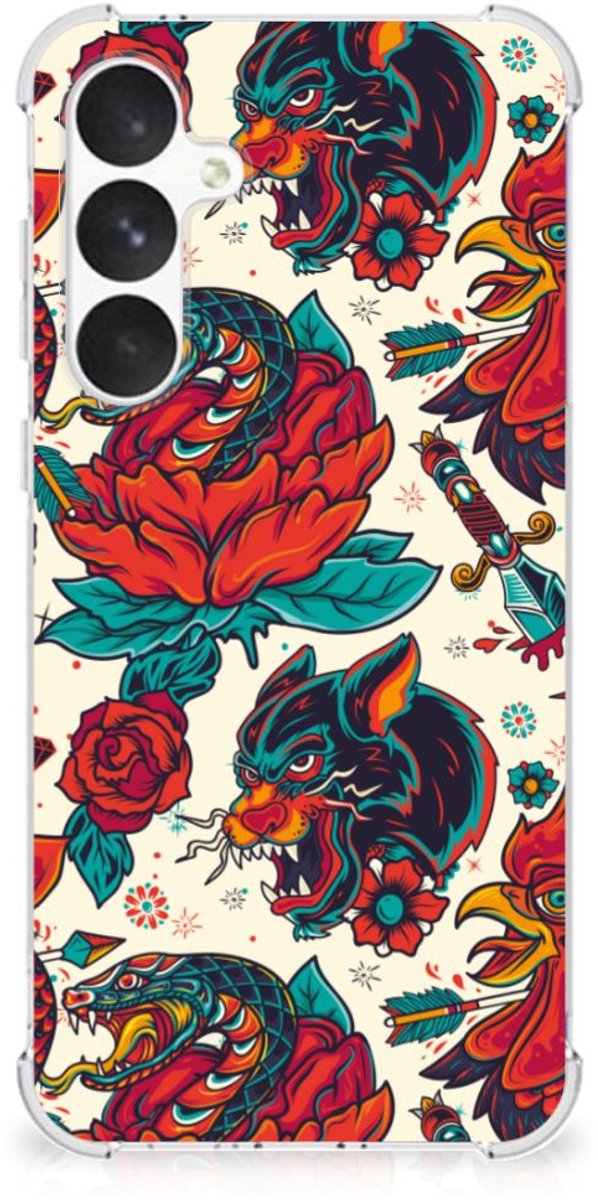 Anti-shock Hoesje met foto voor Samsung Galaxy A55 Old Skool