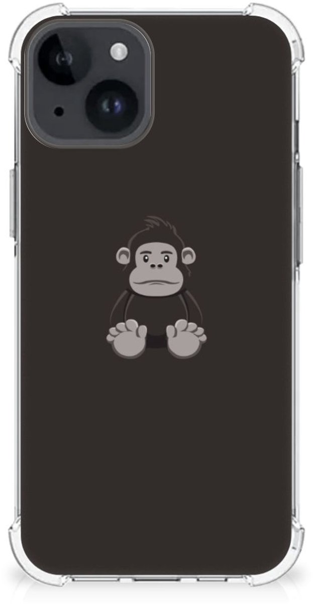 TPU Case Anti-Shock voor iPhone 15 Stevig Bumper Hoesje Gorilla