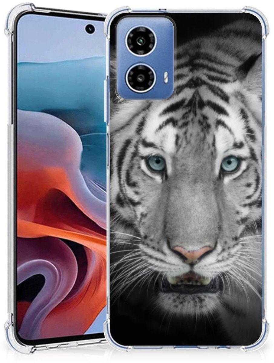 Back Cover voor Motorola Moto G34 Case Anti-shock Tijger