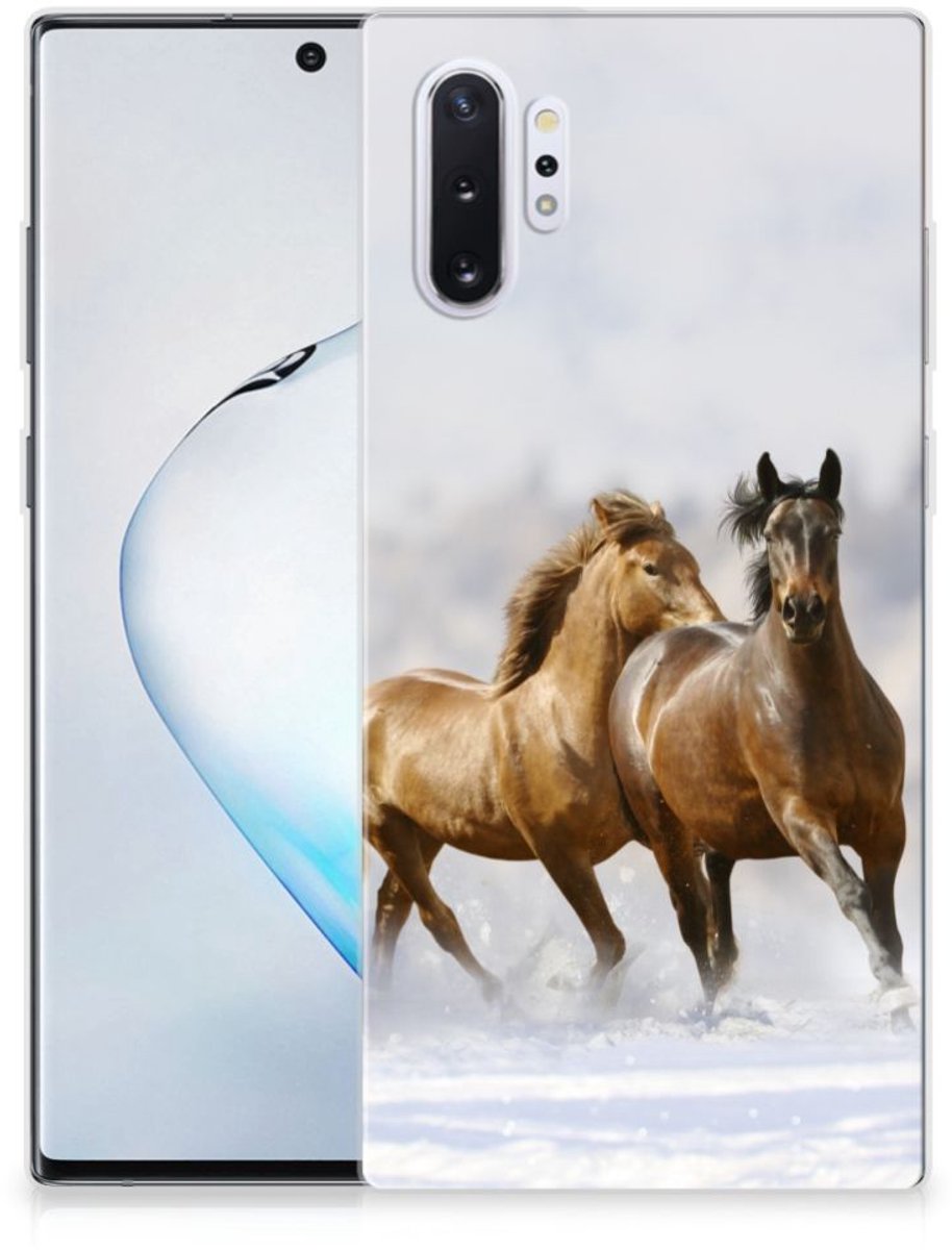 Samsung Galaxy Note 10 Plus TPU Hoesje Paarden