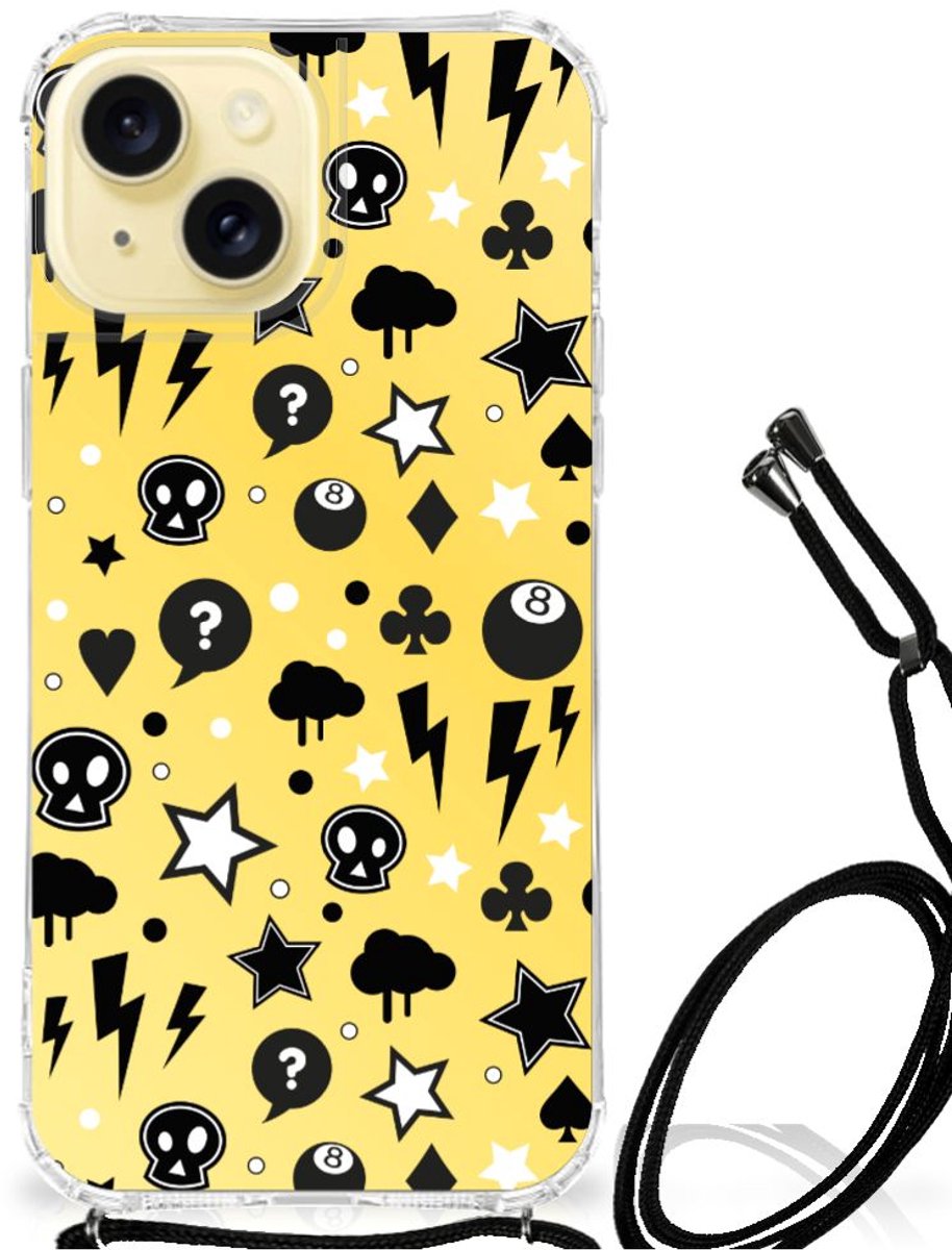 Extreme Case Apple iPhone 15 Punk Geel