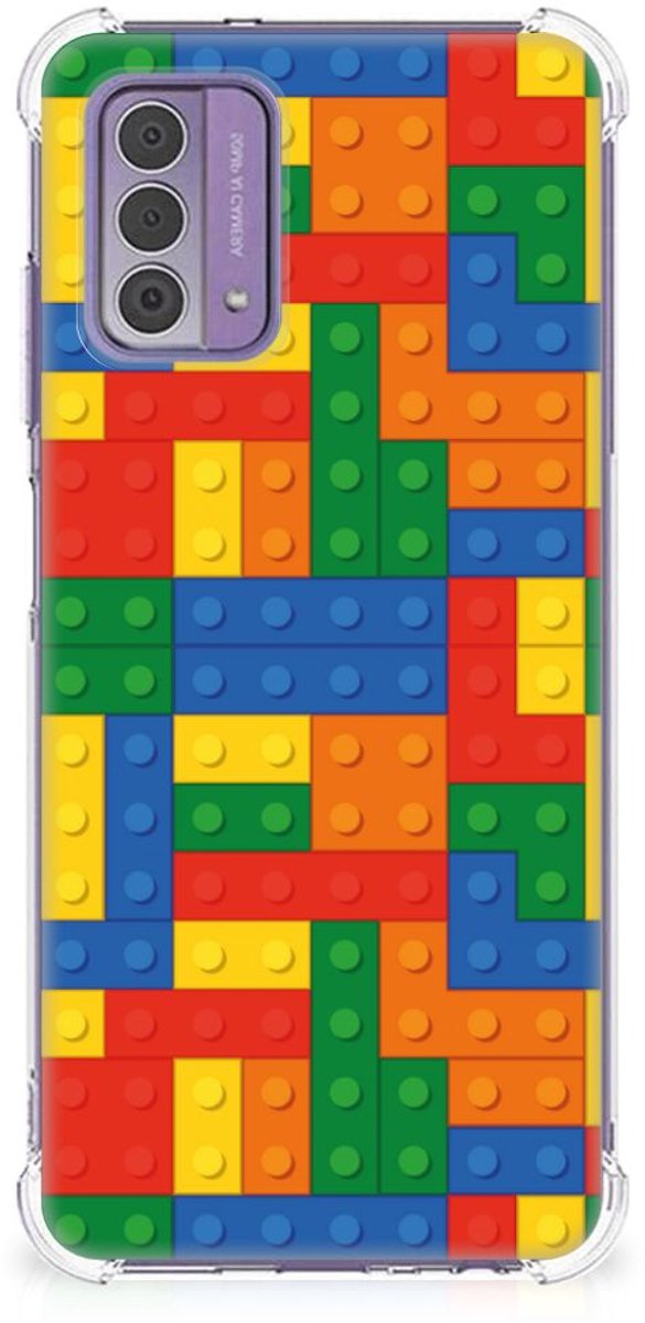Nokia G42 Doorzichtige Silicone Hoesje Blokken