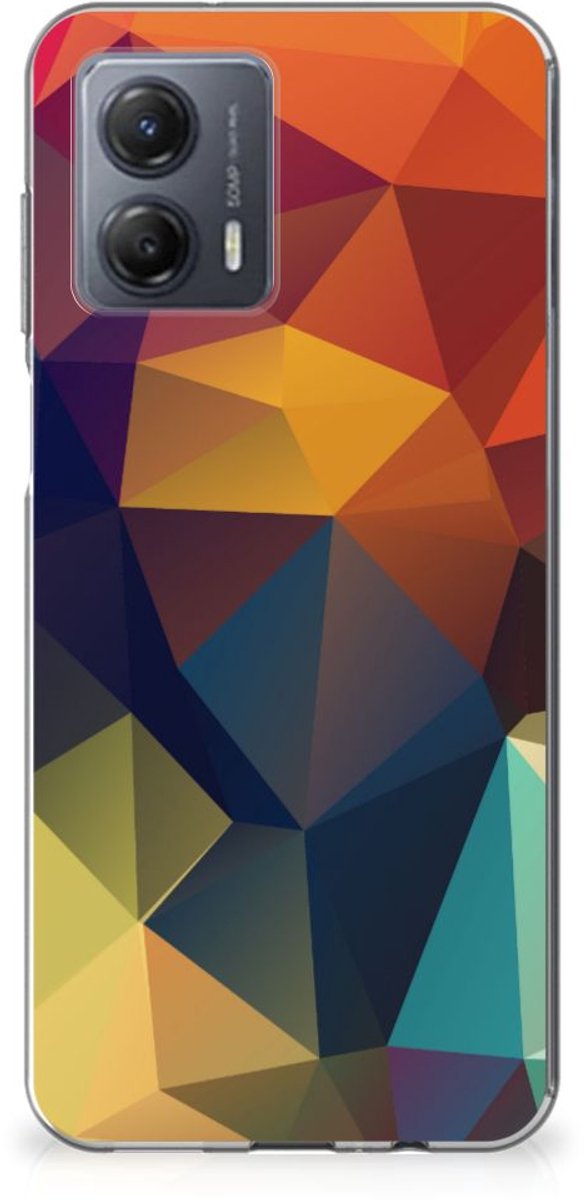 Motorola Moto G53 TPU Hoesje Polygon Color