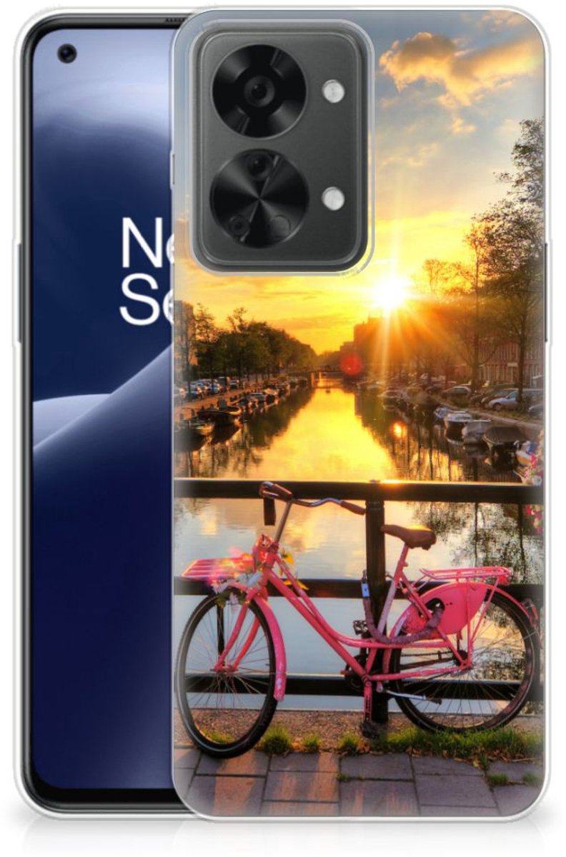 OnePlus Nord 2T Siliconen Back Cover Amsterdamse Grachten