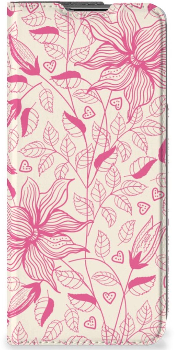 OnePlus Nord CE 2 5G Smart Cover Pink Flowers