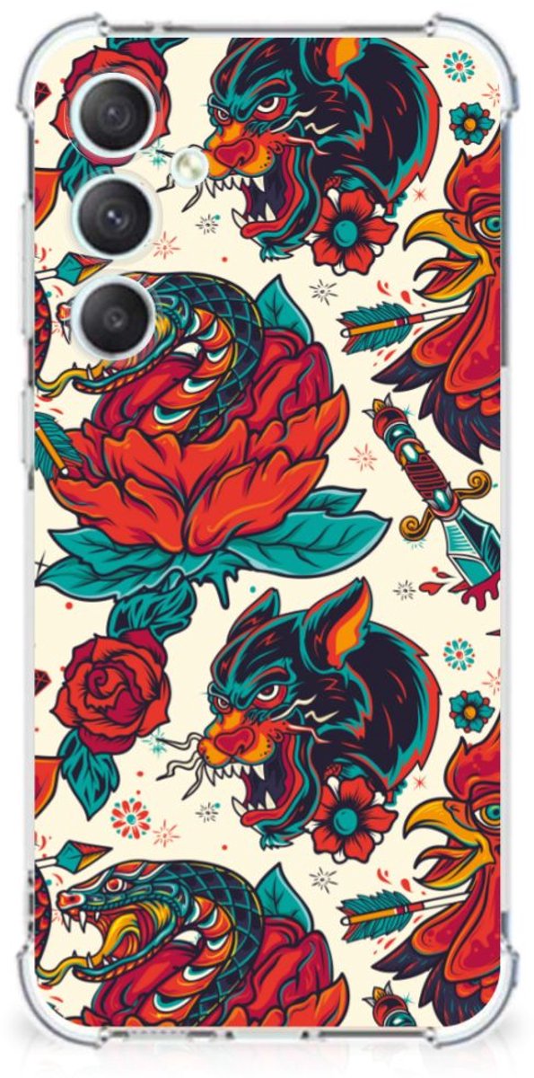 Anti-shock Hoesje met foto voor Samsung Galaxy S23 FE Old Skool