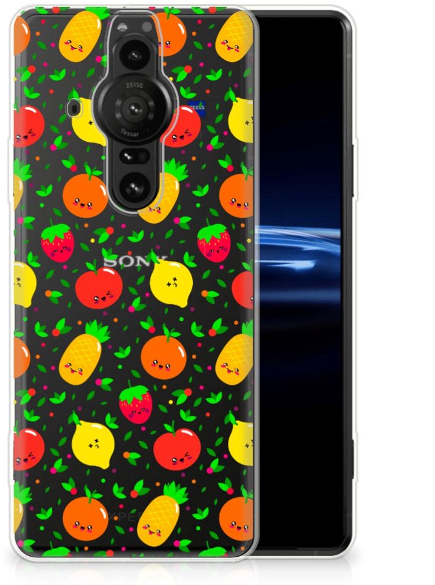 Sony Xperia Pro-I Siliconen Case Fruits