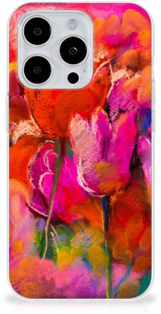 Hoesje maken iPhone 15 Pro Max Tulips