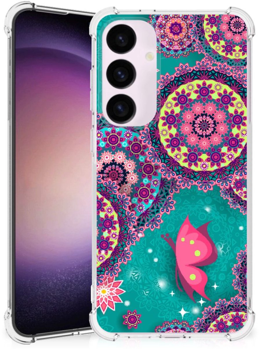 Samsung Galaxy S24 Plus Back Cover Cirkels en Vlinders