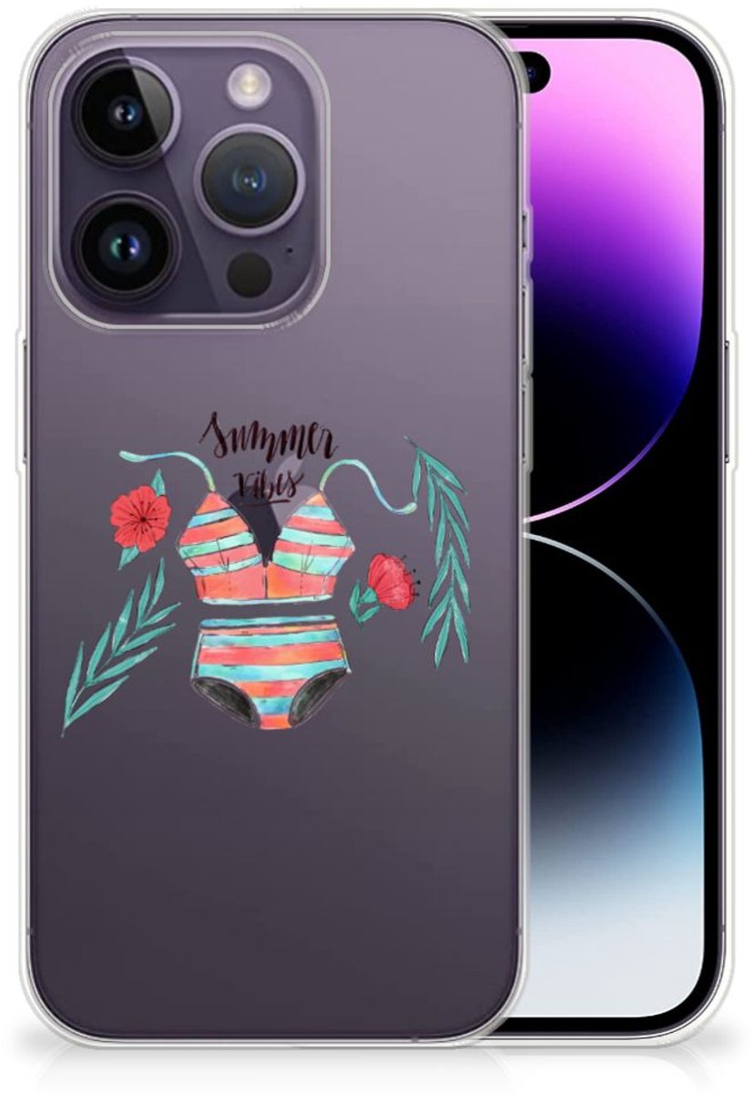 Apple iPhone 14 Pro Telefoonhoesje met Naam Boho Summer