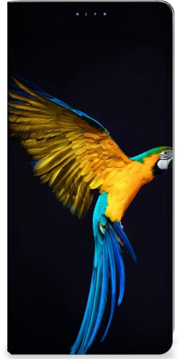 Book Case voor Samsung Galaxy A22 5G Hoesje maken Papegaai
