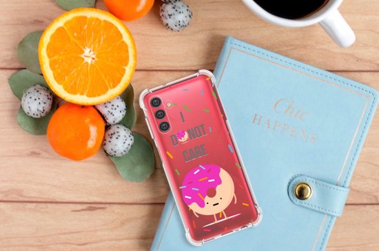 Coque pour téléphone portable Samsung Galaxy A13 5G Coque antichoc avec bord transparent Donut