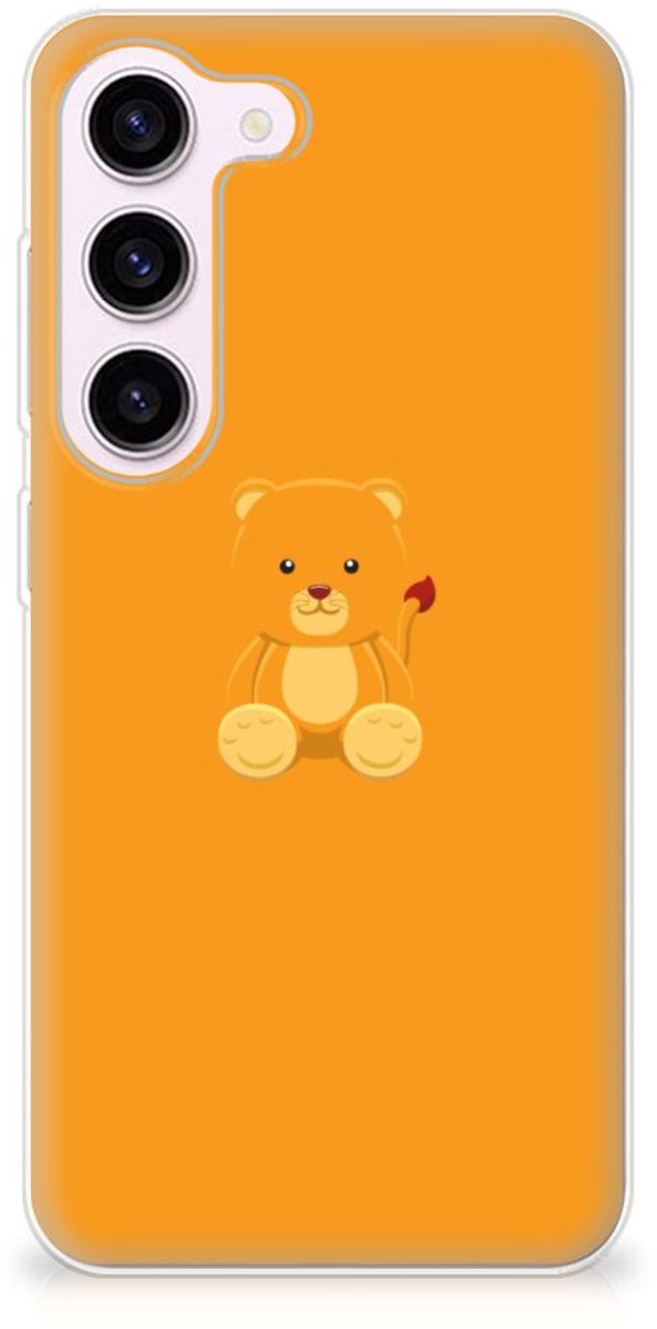 Samsung Galaxy S23 Telefoonhoesje met Naam Baby Beer