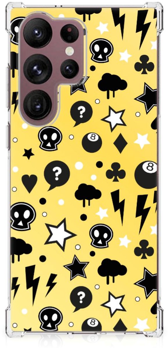 Extreme Case Samsung Galaxy S23 Ultra Punk Geel