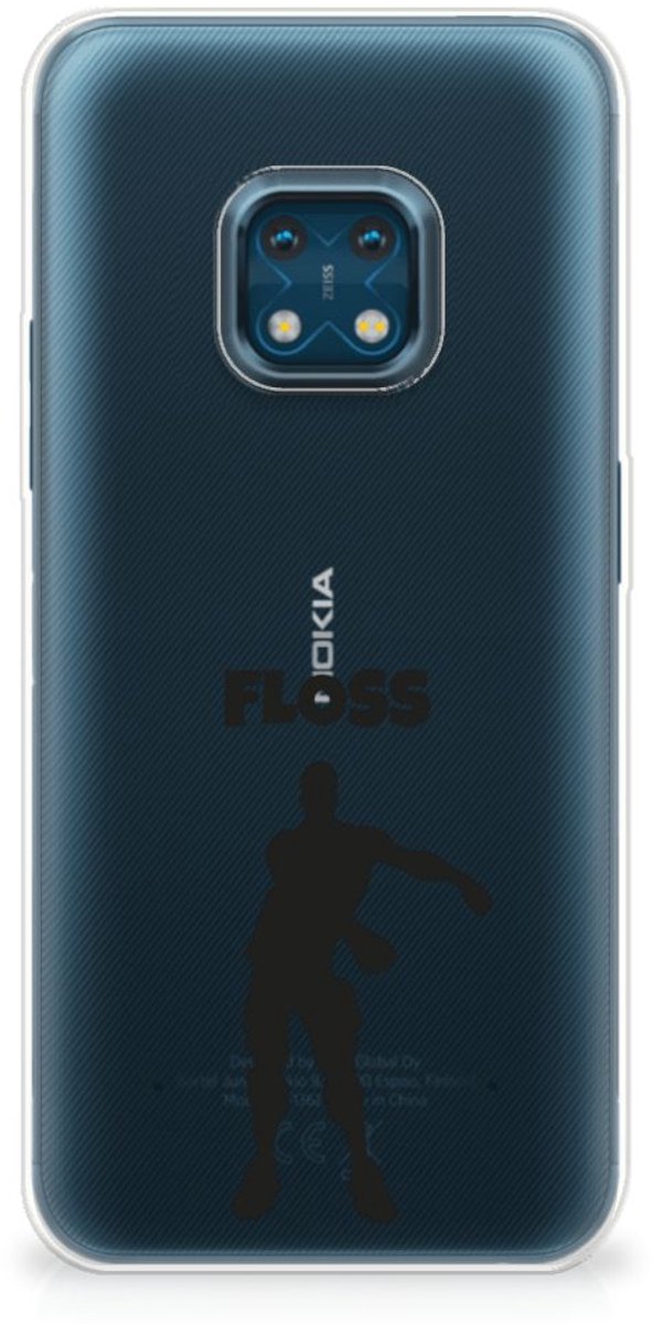 Back Cover voor Nokia XR20 Telefoonhoesje met Naam Floss