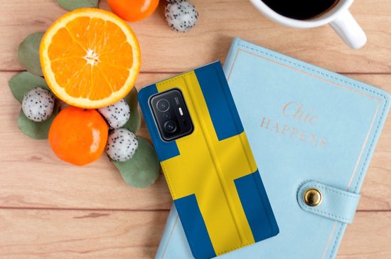 Coque de téléphone Xiaomi 11T | Etui à Rabat Xiaomi 11T Pro Drapeau Suédois