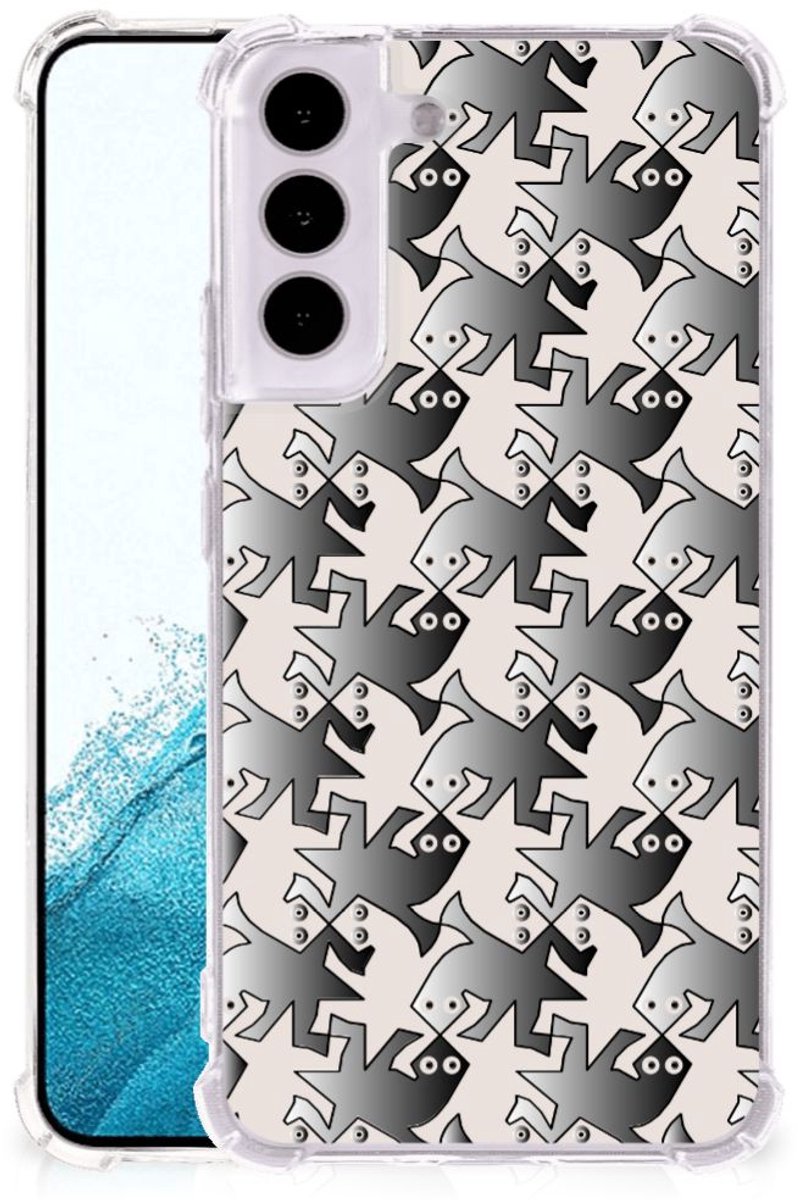 Samsung Galaxy S22 Case Anti-shock Salamander Grey