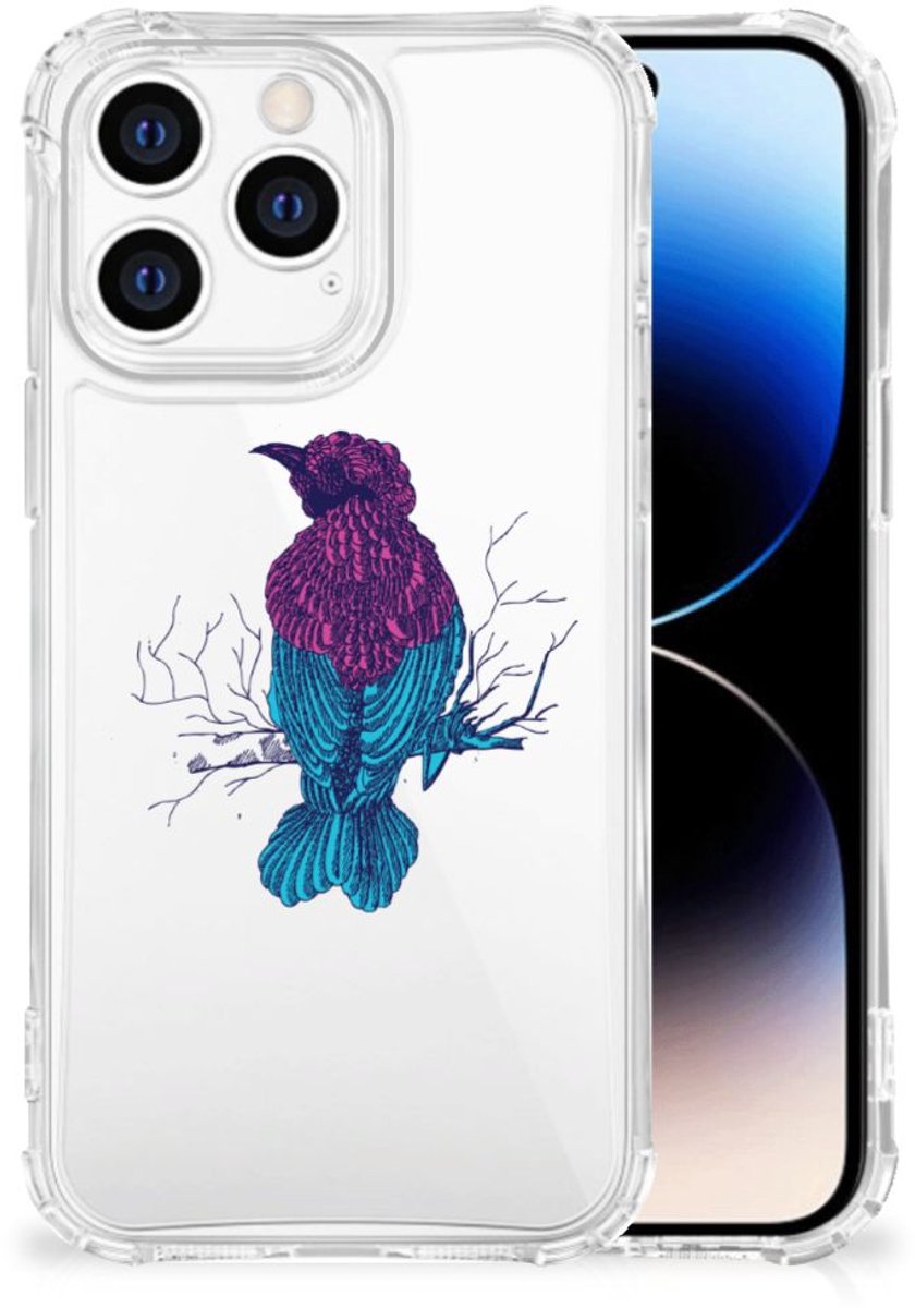 iPhone 14 Pro Stevig Bumper Hoesje Merel