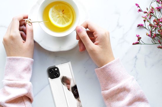 Bookstyle Case iPhone 13 Mini Smart Cover Bouledogue Français