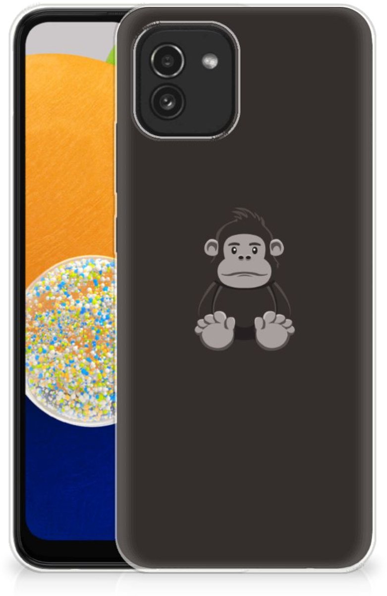 Samsung Galaxy A03 Telefoonhoesje met Naam Gorilla