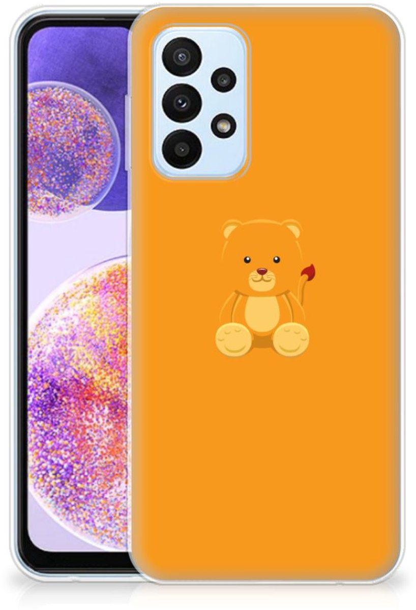 Samsung Galaxy A23 Telefoonhoesje met Naam Baby Beer