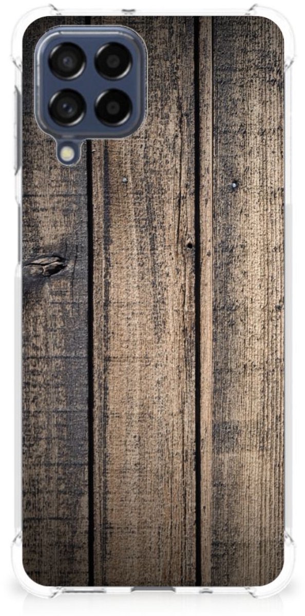 Samsung Galaxy M53 Stevig Telefoonhoesje Steigerhout