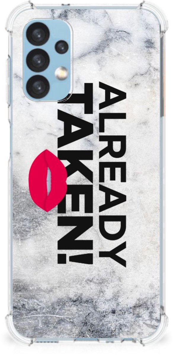 Samsung Galaxy A13 (4G) Telefoonhoesje met tekst Already Taken White