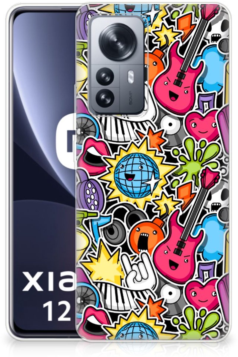 Xiaomi 12 Pro Silicone Back Cover Punk Rock
