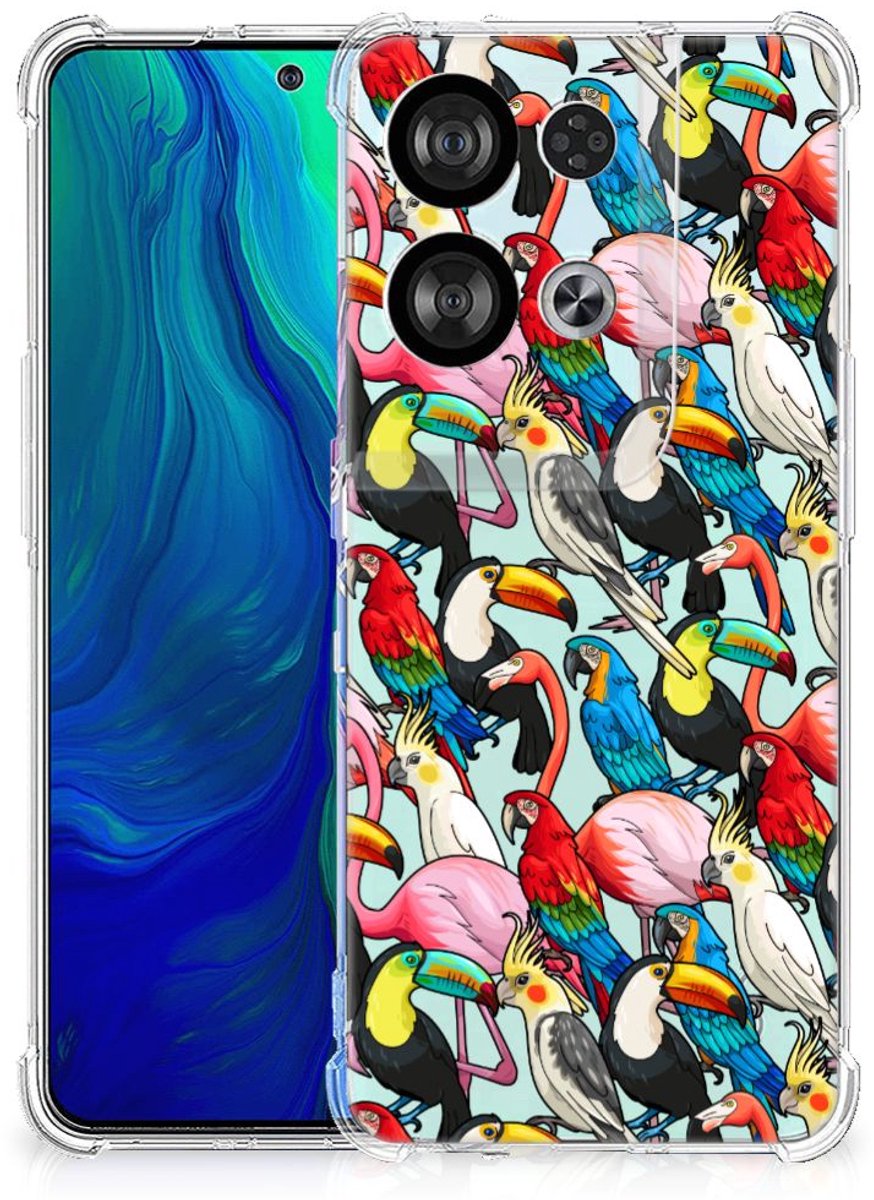 OPPO Reno8 Case Anti-shock Birds