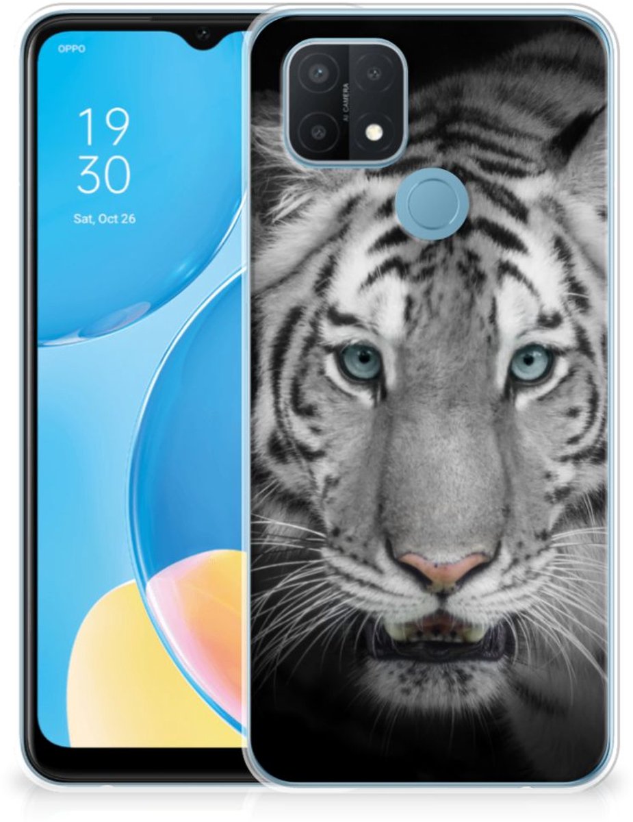 OPPO A15 TPU Hoesje Tijger