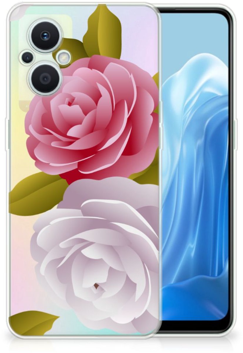 OPPO Reno8 Lite TPU Case Roses