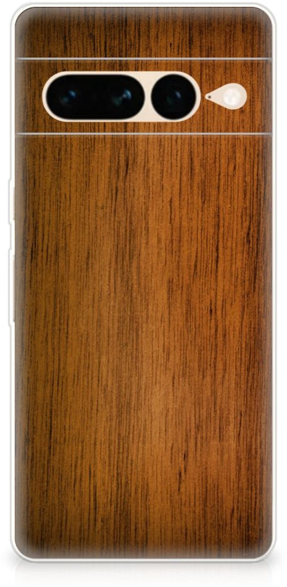 Google Pixel 7 Pro Bumper Hoesje Donker Hout