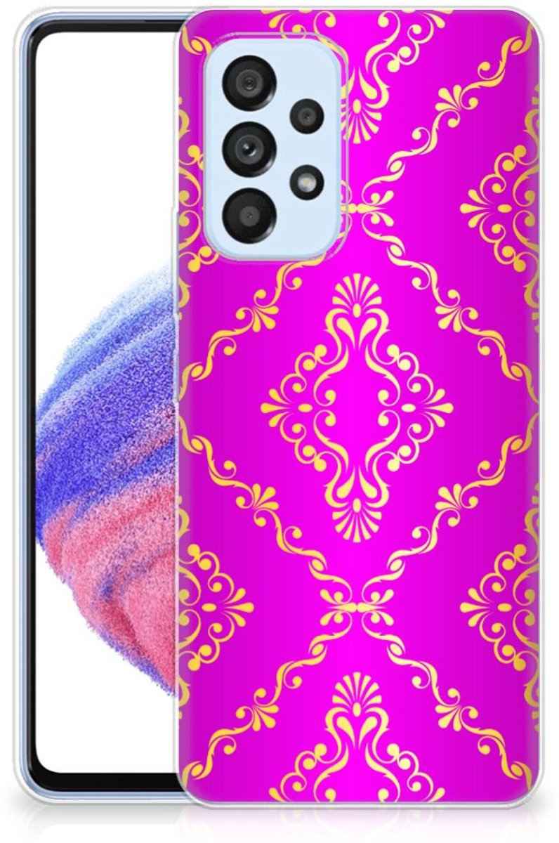Siliconen Hoesje Samsung Galaxy A53 5G Barok Roze