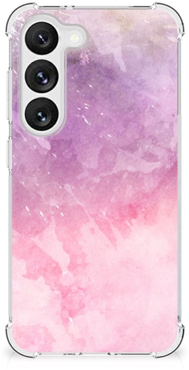 Back Cover Samsung Galaxy S23 Pink Purple Paint