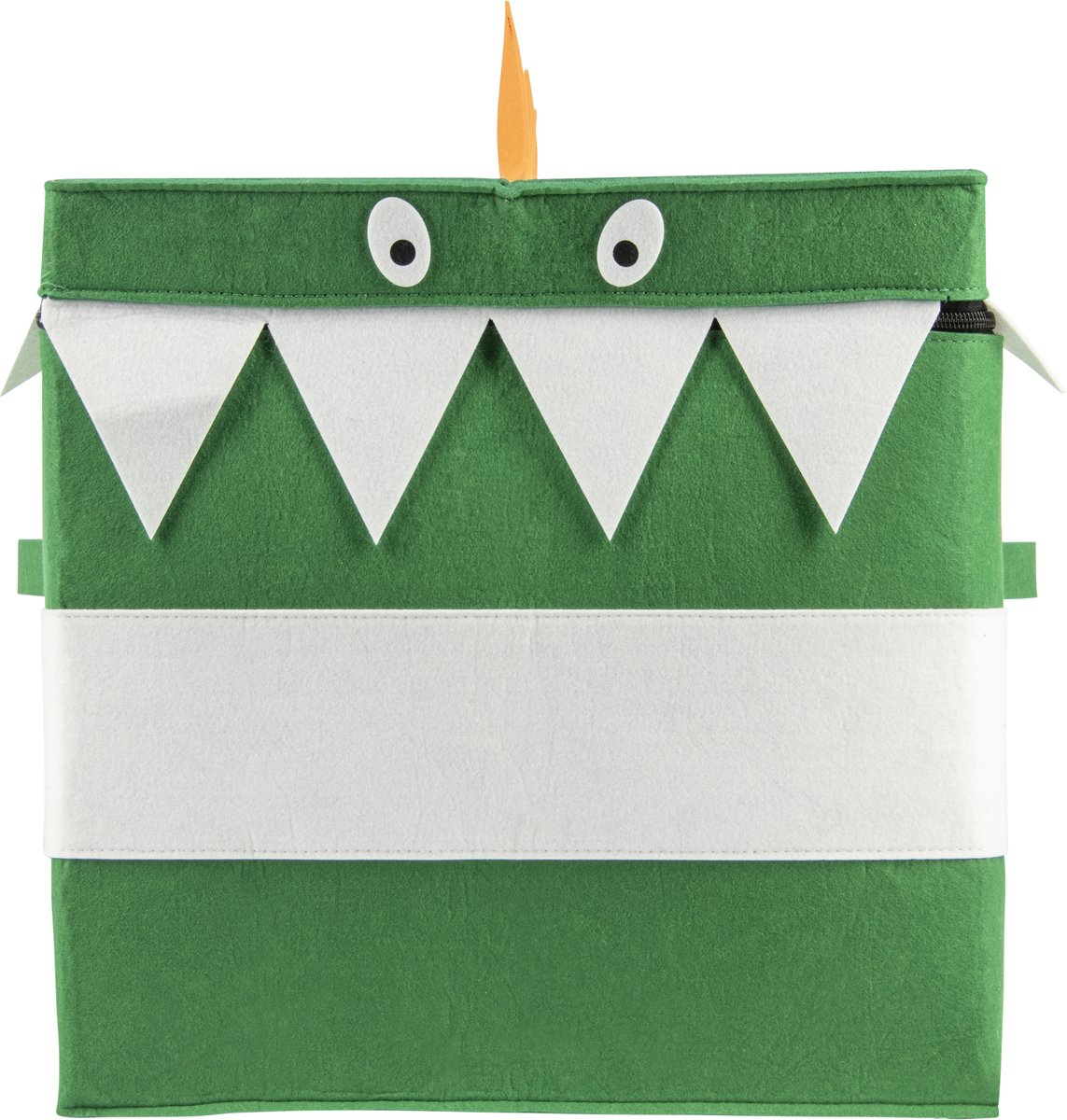 slach-on - groen monster - opbergmand kinderkamer - speelgoedmand