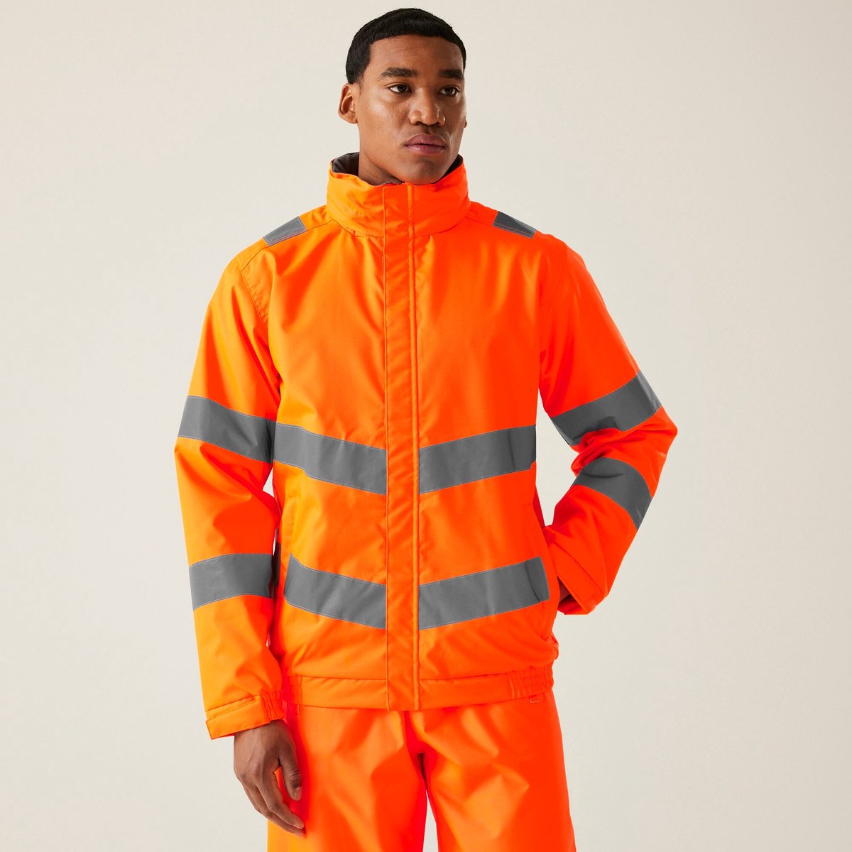 Jas Hiking Heren Hi-s Pro Contract Dover Oranje