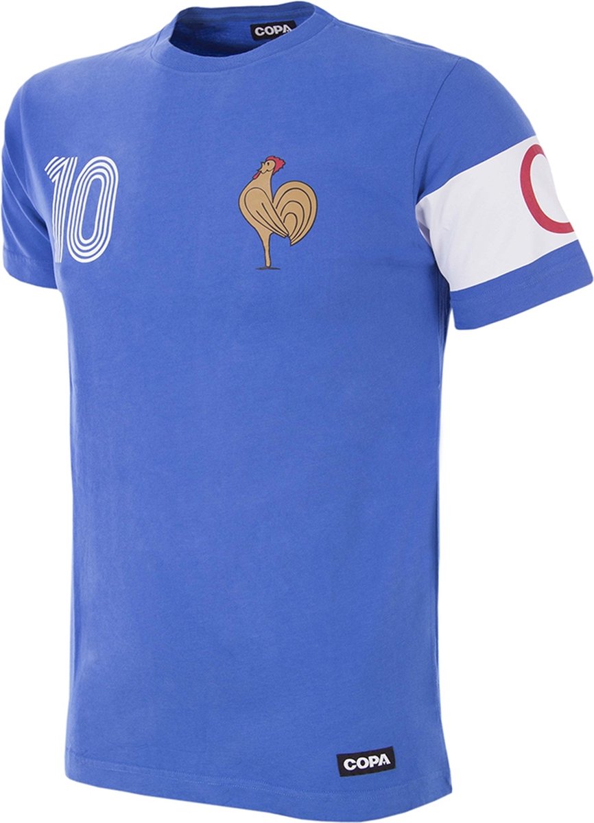 COPA Football - Frankrijk Capitaine - T-shirt - Heren - M - Blauw