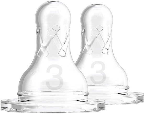 Dr. Brown's Options+ Flesspeen - Fase 3 - Smalle halsfles - 2 stuks