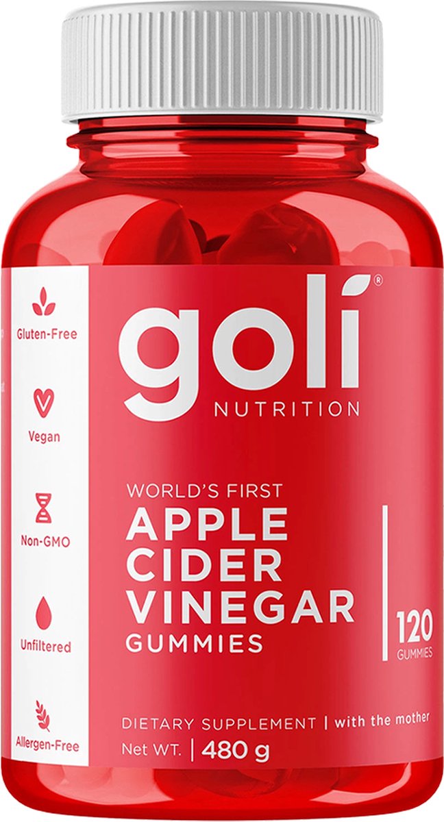 Goli - Gélifiés au vinaigre de cidre de pomme - 60 bonbons