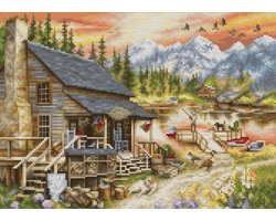 Luca-S log Cabin General Store borduurpakket BU5020