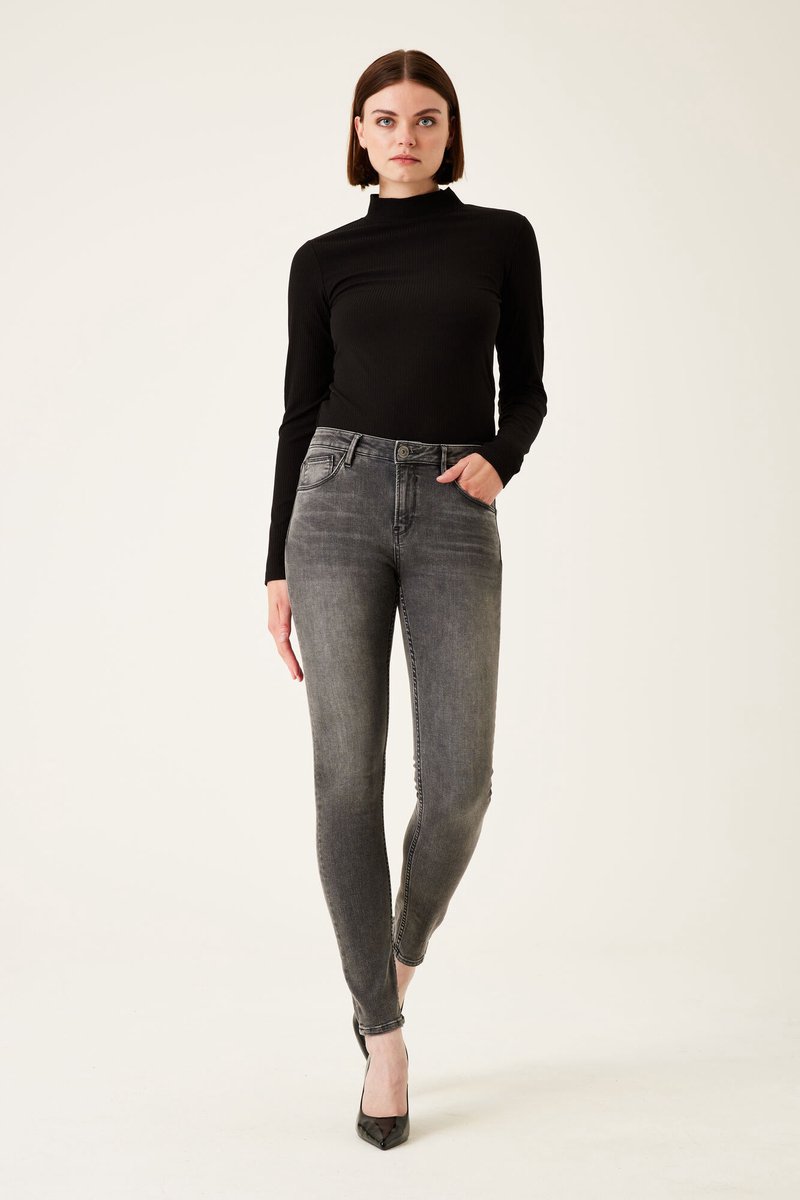 GARCIA Celia Dames Skinny Fit Jeans Gray - Maat W27 X L30