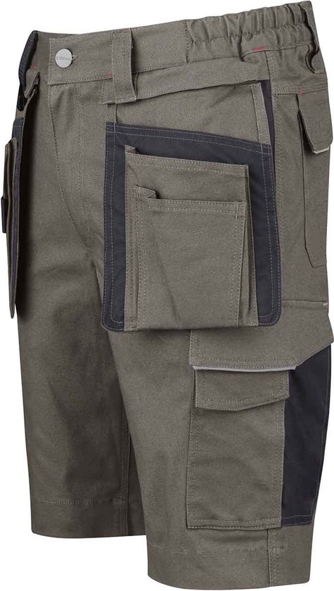 STØRVIK Thijs Stretch Short Work Trousers Men - Short de travail - Taille XS - Taupe