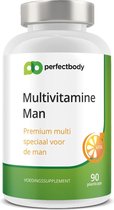 Multivitamine Man - 90 Capsules - PerfectBody.nl