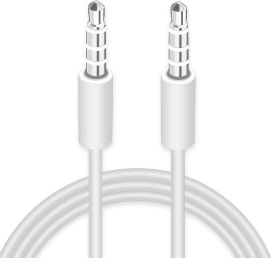 AUX-kabel, 3,5 mm male mini plug stereo audiokabel voor iPhone / iPad /  iPod / MP3,... | bol.com