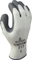 Showa 451 Thermo Grip Grijze Palm Werkhandschoenen   - Maat S - Thermo Verwarmde Handschoenen