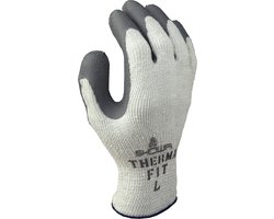 Showa 451 Thermo Grip Grijze Palm Werkhandschoenen   - Maat S - Thermo Verwarmde Handschoenen